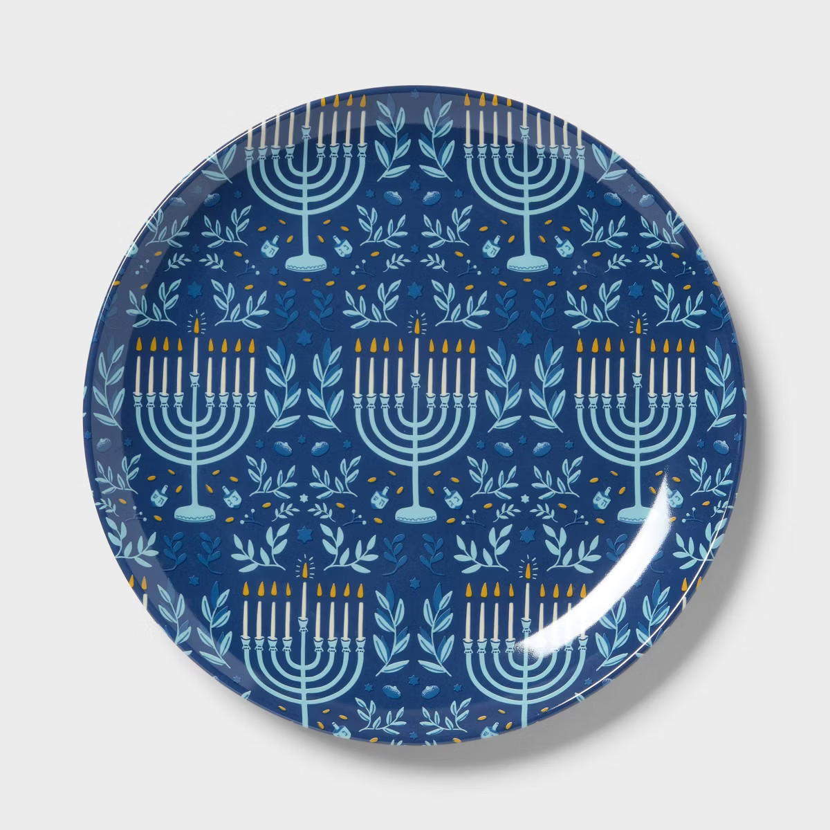 9" Melamine Menorah Dinner Plates - Spritz™ | Target