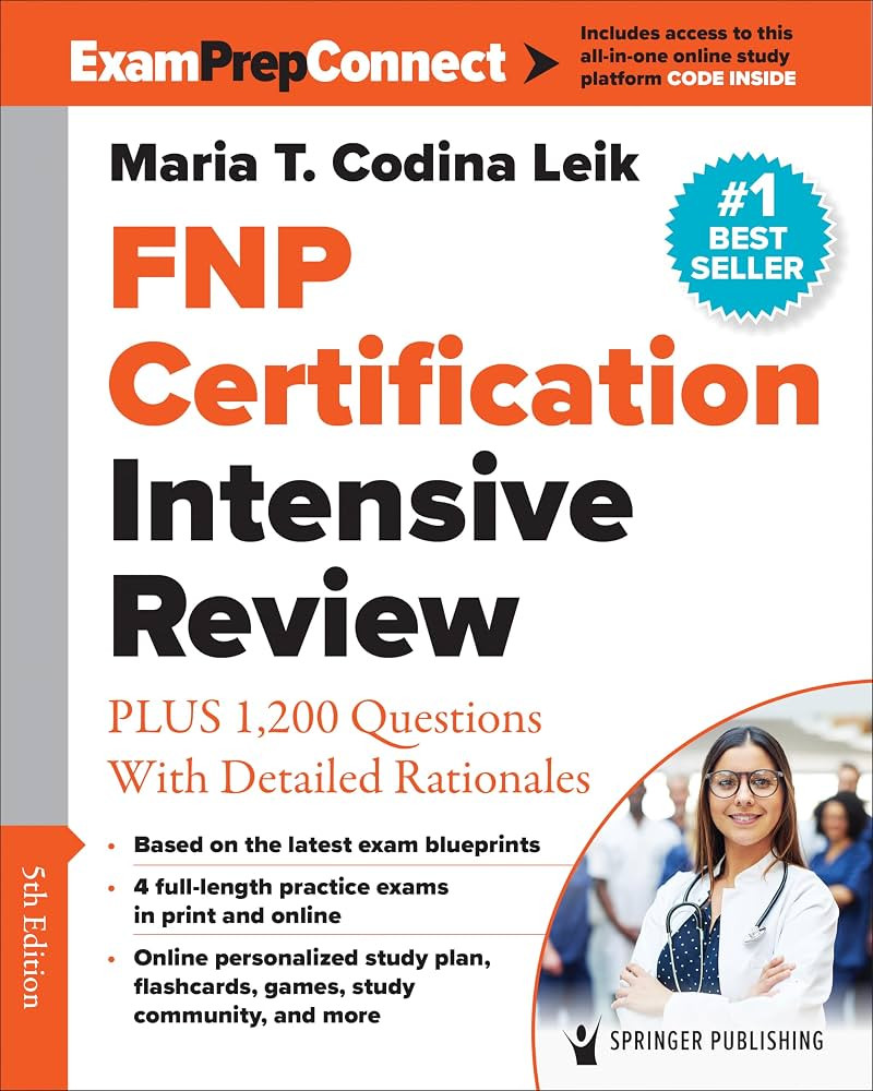 FNP Certification Intensive Review: PLUS 1,200 Questions With Detailed Rationales | Amazon (US)