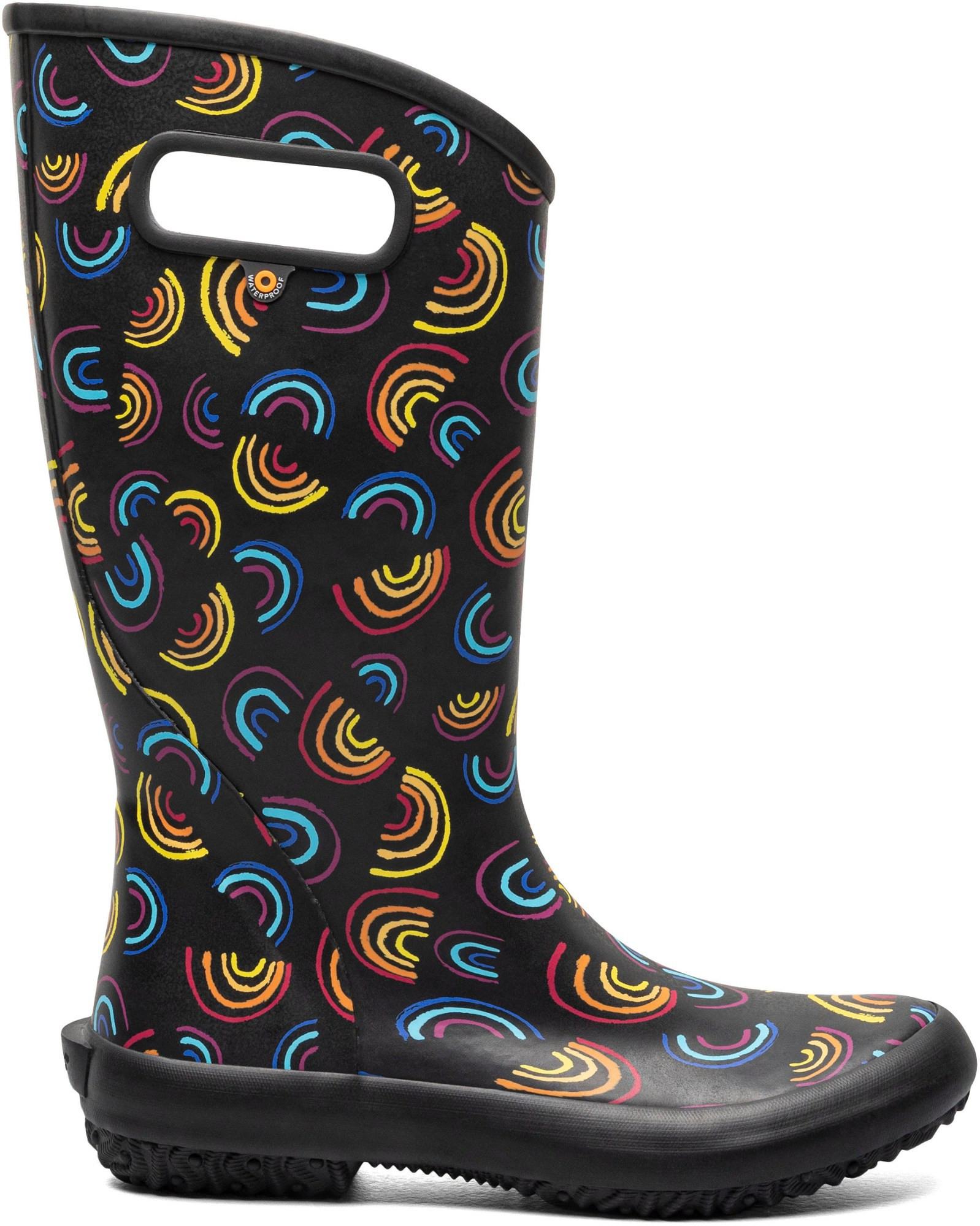 Bogs Women's Wild Rainbow Rain Boots Black 11 | REI
