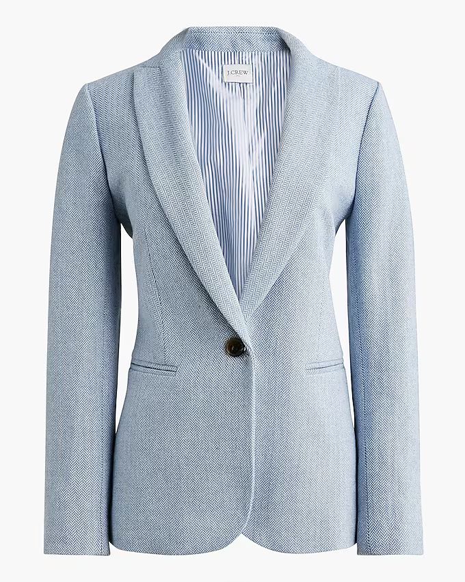 Herringbone one-button Holland blazer | J.Crew Factory