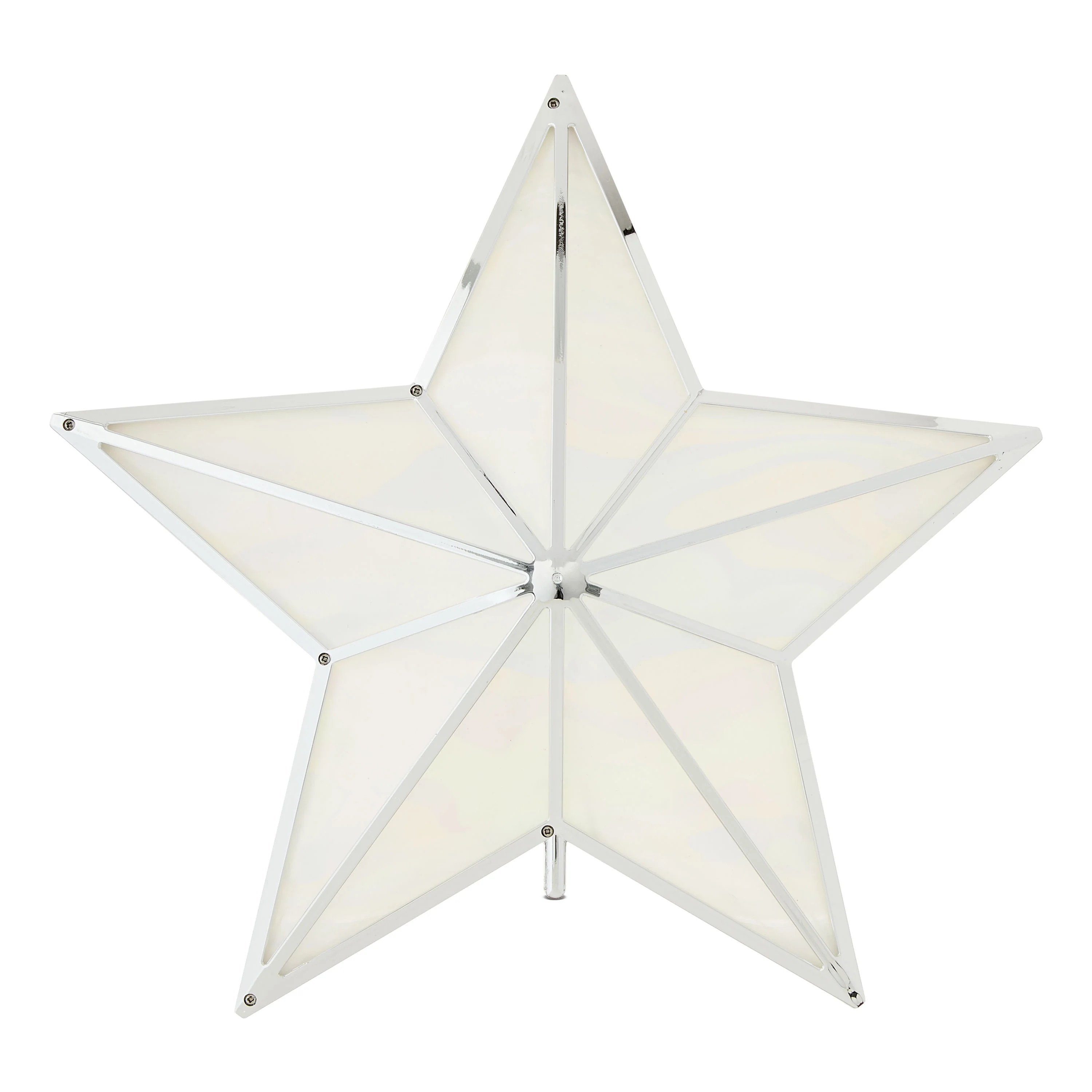 LED Star Christmas Tree Topper, Iridescent, 14.75", by Holiday Time | Walmart (US)