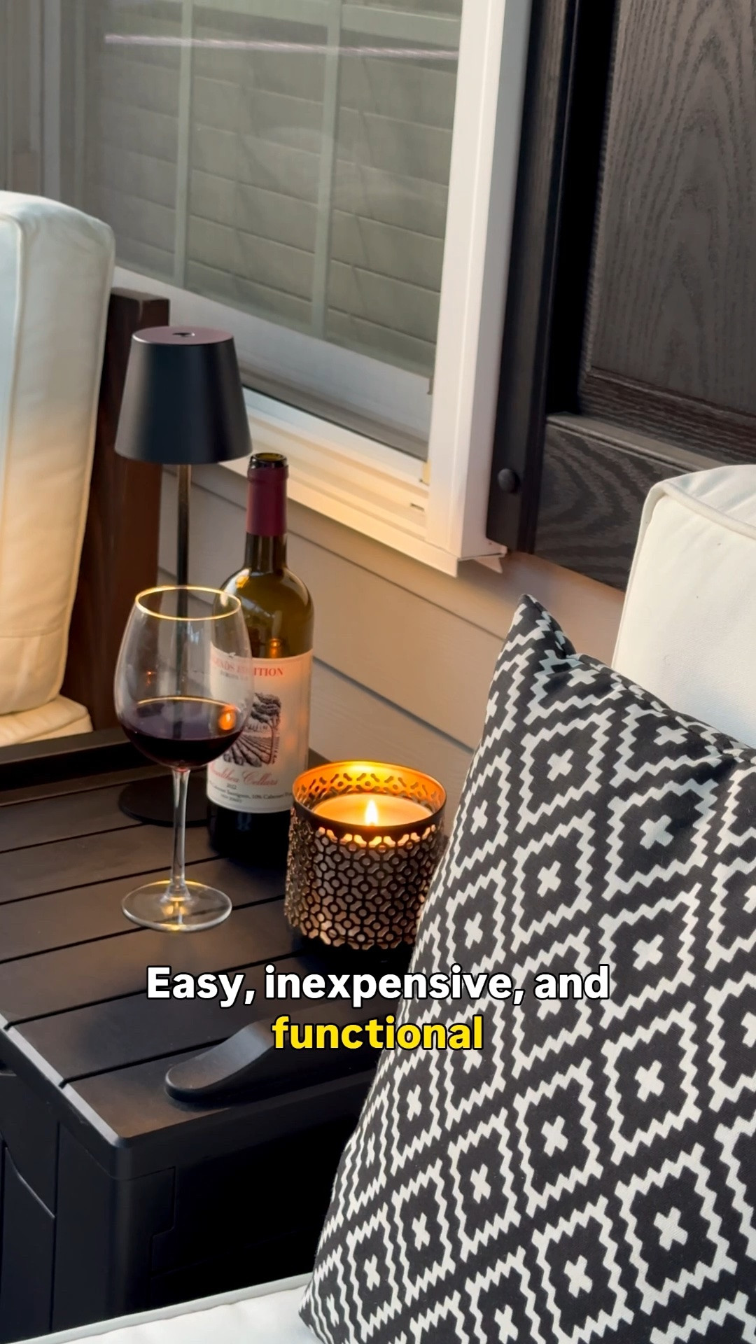 Outdoor porch decor
Outdoor side table
Mosquito candles
Outdoor lamp

#LTKHome #LTKSeasonal