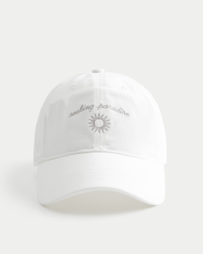 Seeking Paradise Graphic Baseball Hat | Hollister (US)