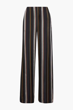 Arneau striped satin wide-leg pants | The Outnet (UK and Europe)