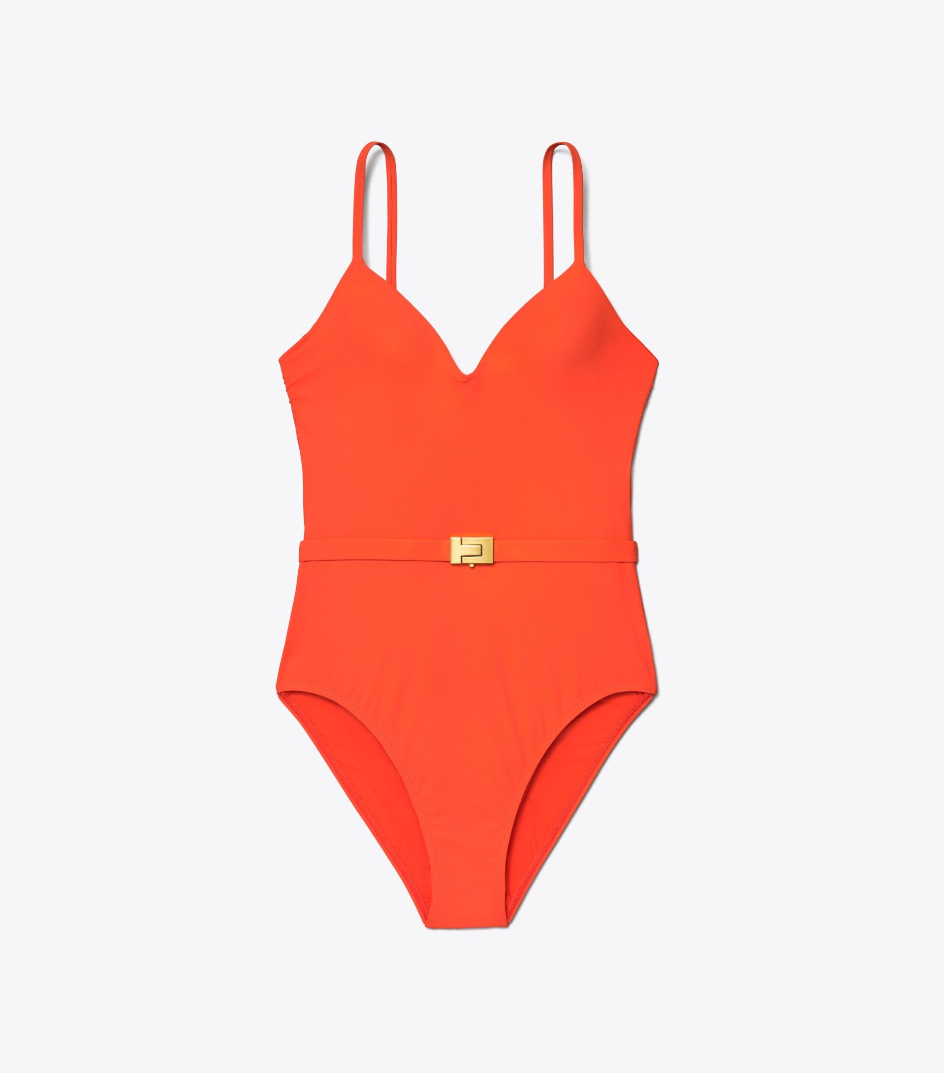 T-Belt One-Piece Swimsuit | Tory Burch (US)