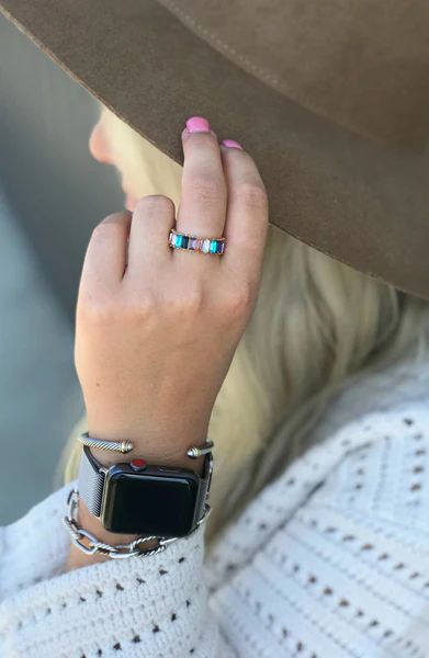 PRE-ORDER: Pastel Jeweled Ring | Apricot Lane Boutique