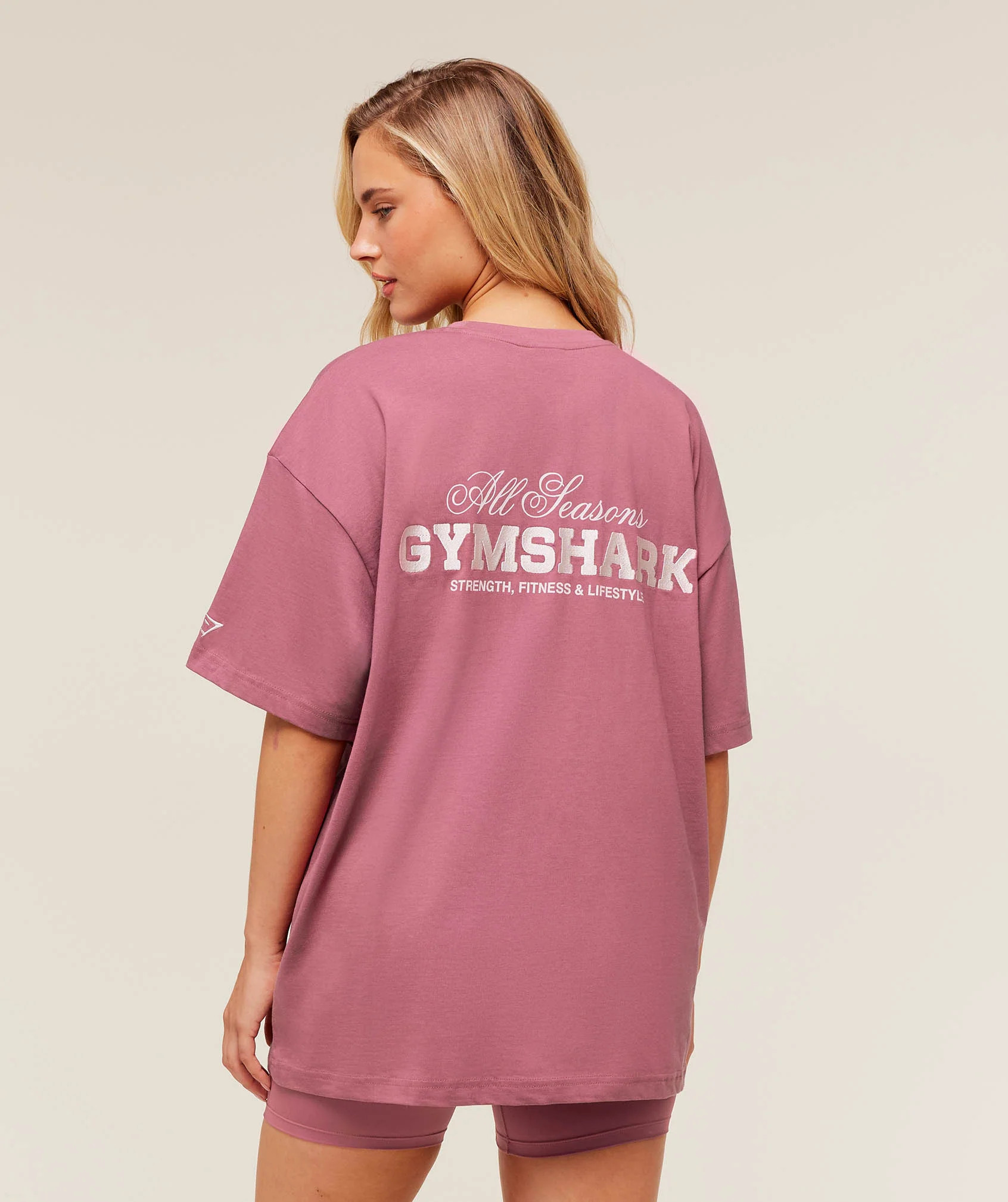 Gymshark All Seasons Graphic Short Sleeve T-Shirt - Reset Pink | Gymshark US