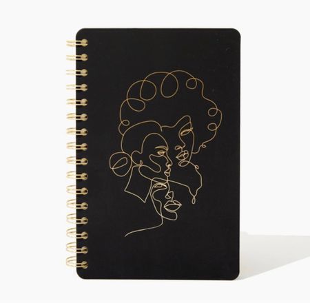 Just purchased this new journal for daily thoughts processing and mind dumps! I love the college tule paper and the spiral because it makes it easy for me to write when I can just flip the cover back! + the dope gold art really gives BGM! Gotta love it 

#LTKunder50 #LTKhome #LTKSale