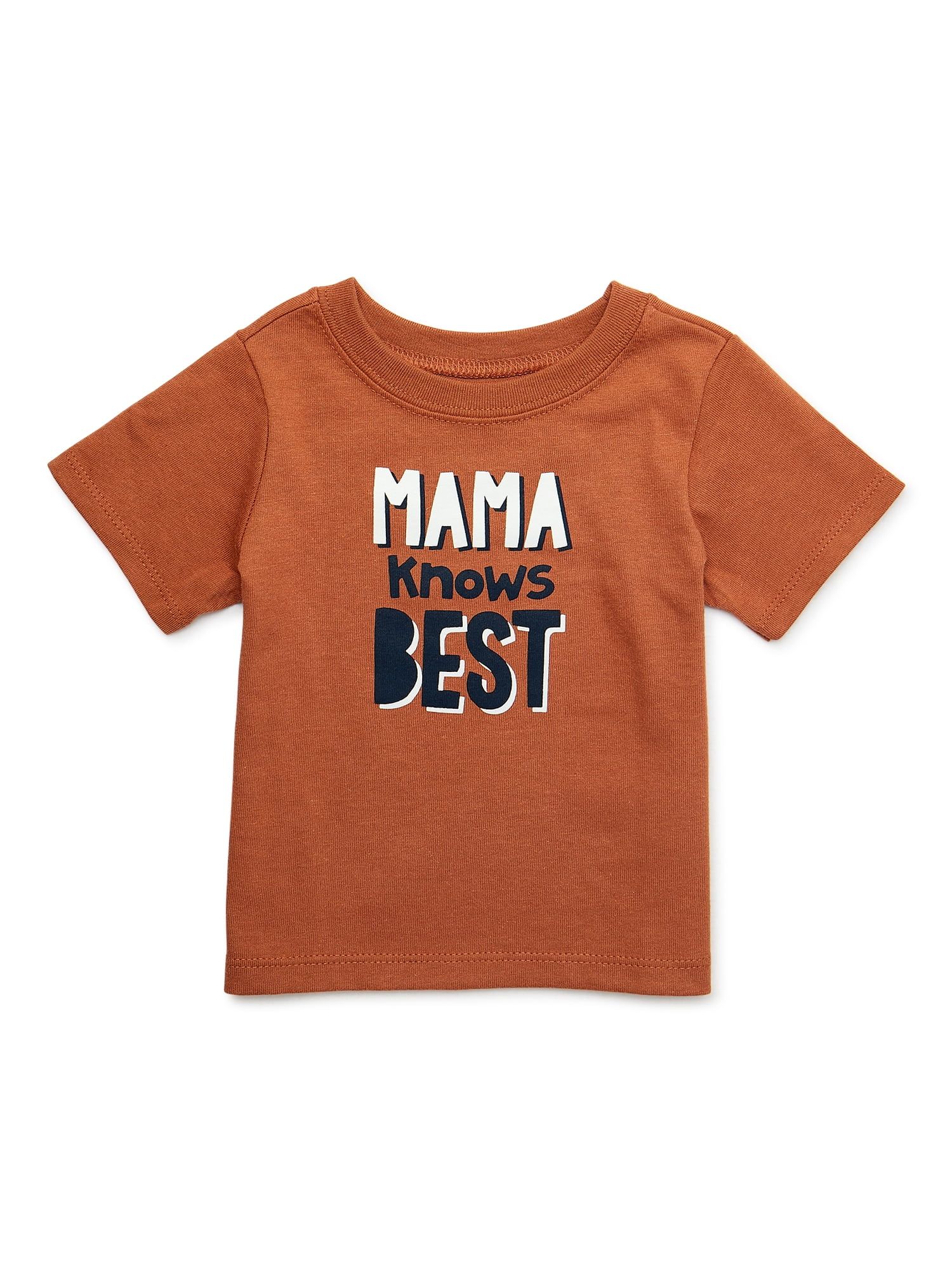 Garanimals Baby Boy Short Sleeve Graphic T-Shirt, Sizes 0-24 Months - Walmart.com | Walmart (US)