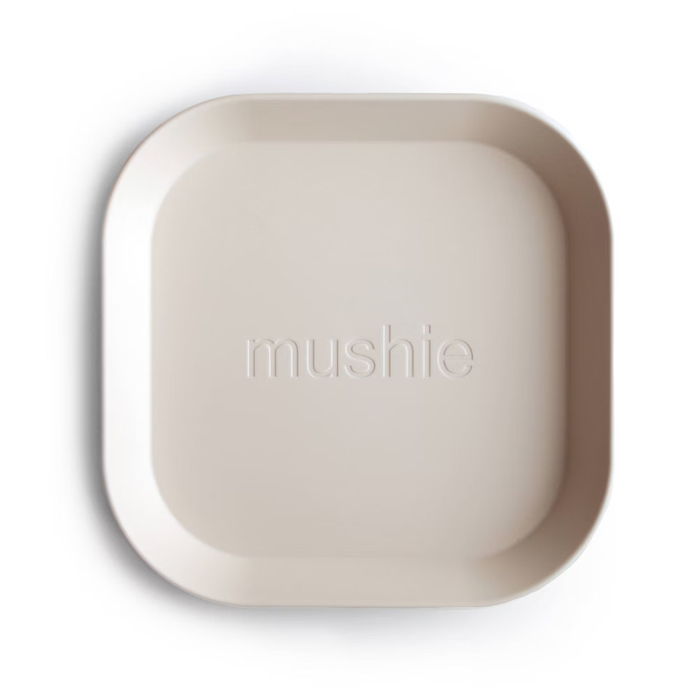 Mushie Square Dinner Plate - Ivory | Target
