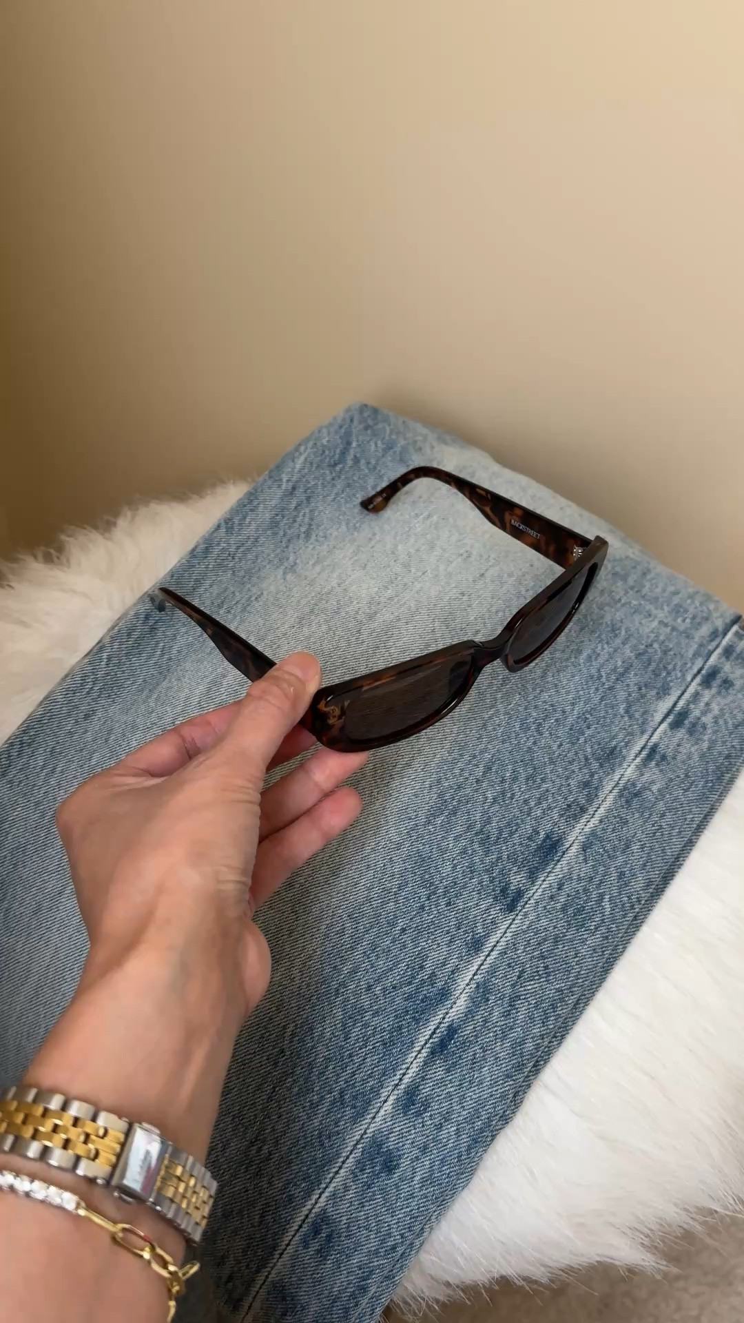 Spring break. Vacation. Resort wear. 
I’m trying to break out of my oversized sunglasses tendency. I found this smaller style and I love the look. Fits my large head / face. Also comes in black. Good sun protection specs  

#LTKTravel #LTKFestival #LTKOver40