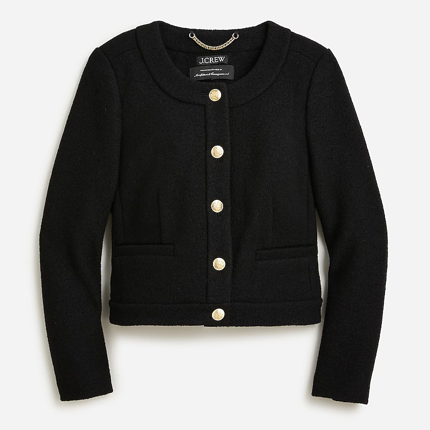 Louisa lady jacket in Italian boiled wool | J. Crew US