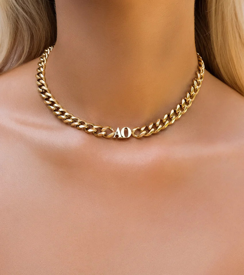 Initial Choker (Gold) | Abbott Lyon