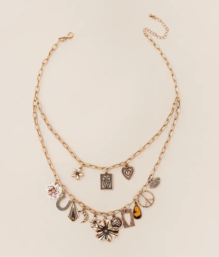Statement Charm Tiered Necklace | Buckle