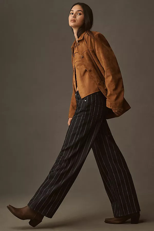 Cary Low-Rise Wide-Leg Jeans Top | Anthropologie (US)