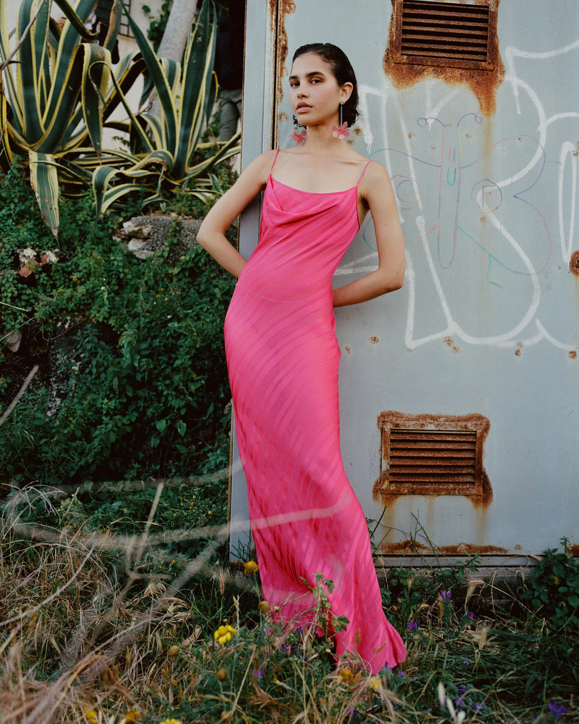 CERISE DRESS | Rat & Boa