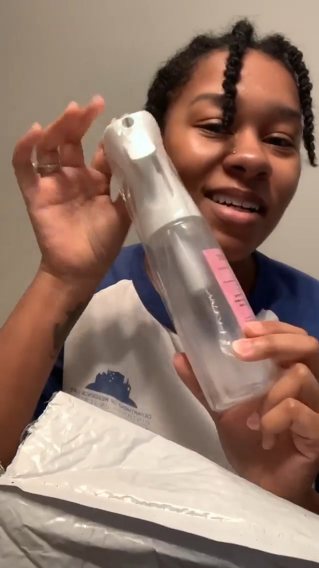 Aerosol water spray bottle is a natural hair necessity

#LTKVideo #LTKFindsUnder50 #LTKBeauty