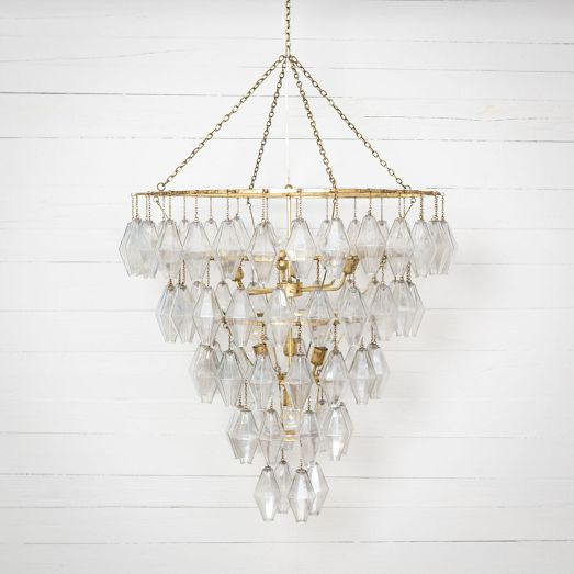 Grand Waterfall Cascading Chandelier (39") | West Elm (US)