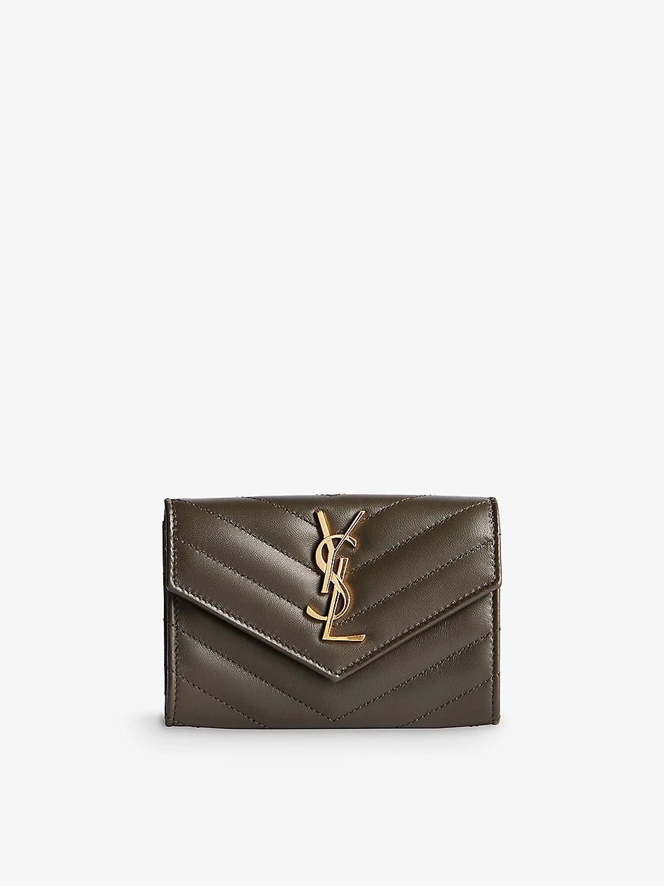 Envelope small quilted leather wallet | Selfridges