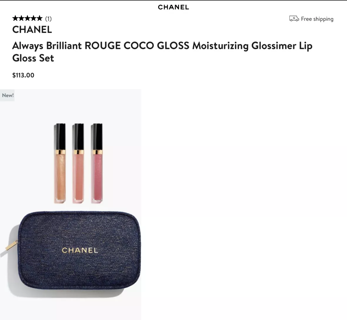 chanel blue lip gloss