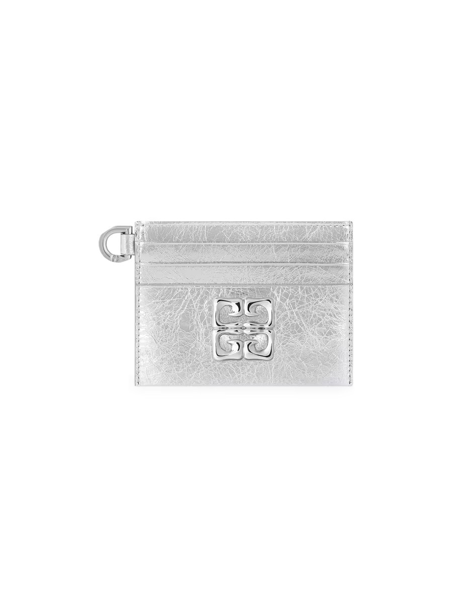 4G Liquid Card Holder in Laminated Leather | Saks Fifth Avenue