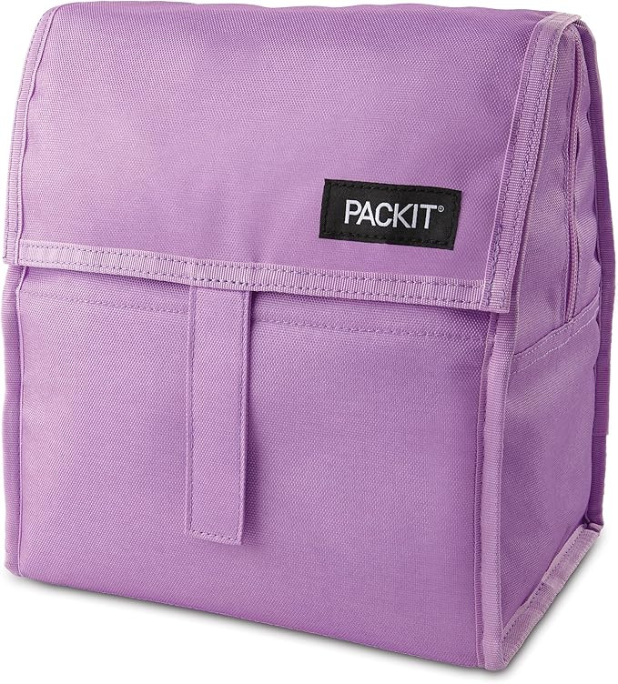 PackIt® Freezable Lunch Bag, Lavender, Built with EcoFreeze® Technology, Foldable, Reusable, Zi... | Amazon (US)