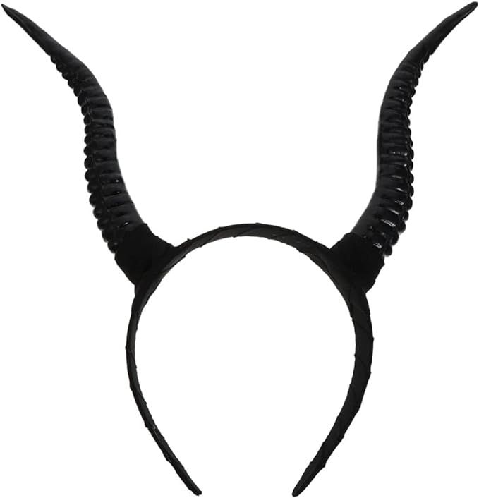 Beaupretty Halloween Horns Headband Gothic Antelope Horn Headband Devil Horns Hairband Cosplay Co... | Amazon (US)