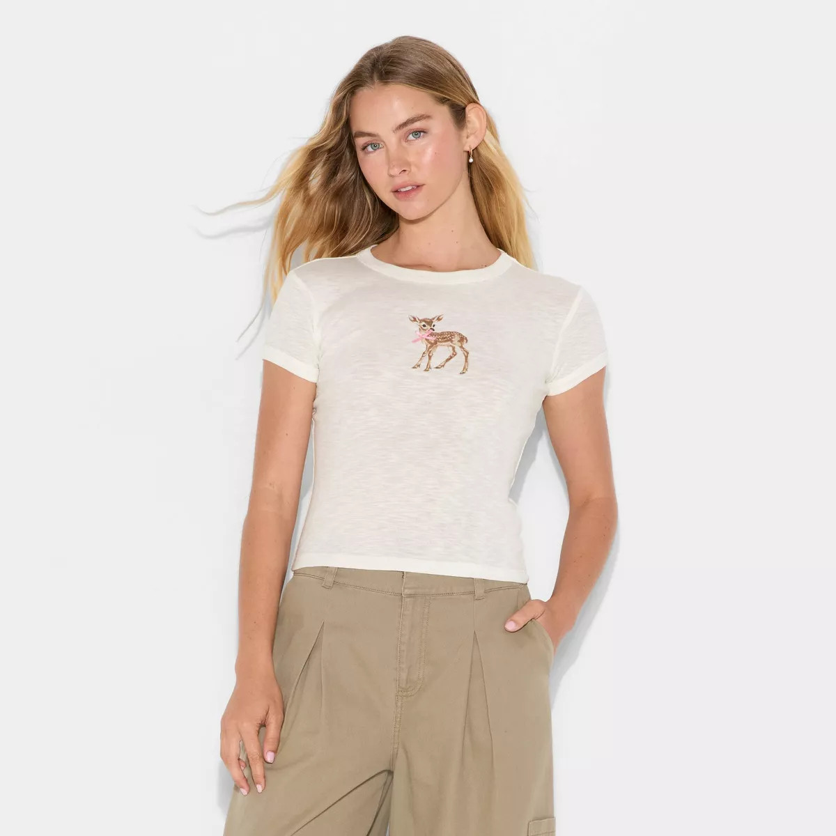 Women's Short Sleeve Roundneck T-Shirt - Wild Fable™ | Target