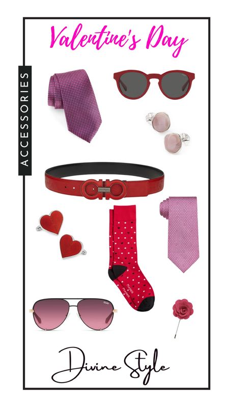 Be the best-dressed guy adding some flair to any outfit in these pink & red men’s accessories. Perfect for Valentine’s Day but wearable a year too ❤️

#LTKmens #LTKGiftGuide #LTKSeasonal