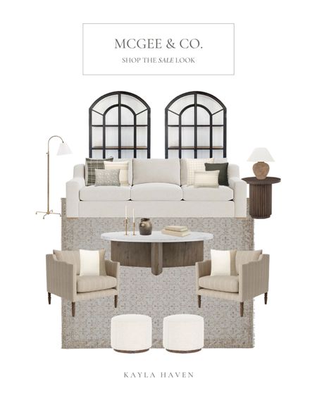 McGee & Co. living room! I love how these pieces range in style, texture, and pattern, yet they pair together so well. I have absolutely love all my McGee & Co. pieces and can attest to the quality. Fill your carts and plan ahead for the Memorial Day sale! 

McGee and co, living room, Memorial Day sale, accent chair, sofa, area rug 

#LTKstyletip #LTKhome #LTKsalealert