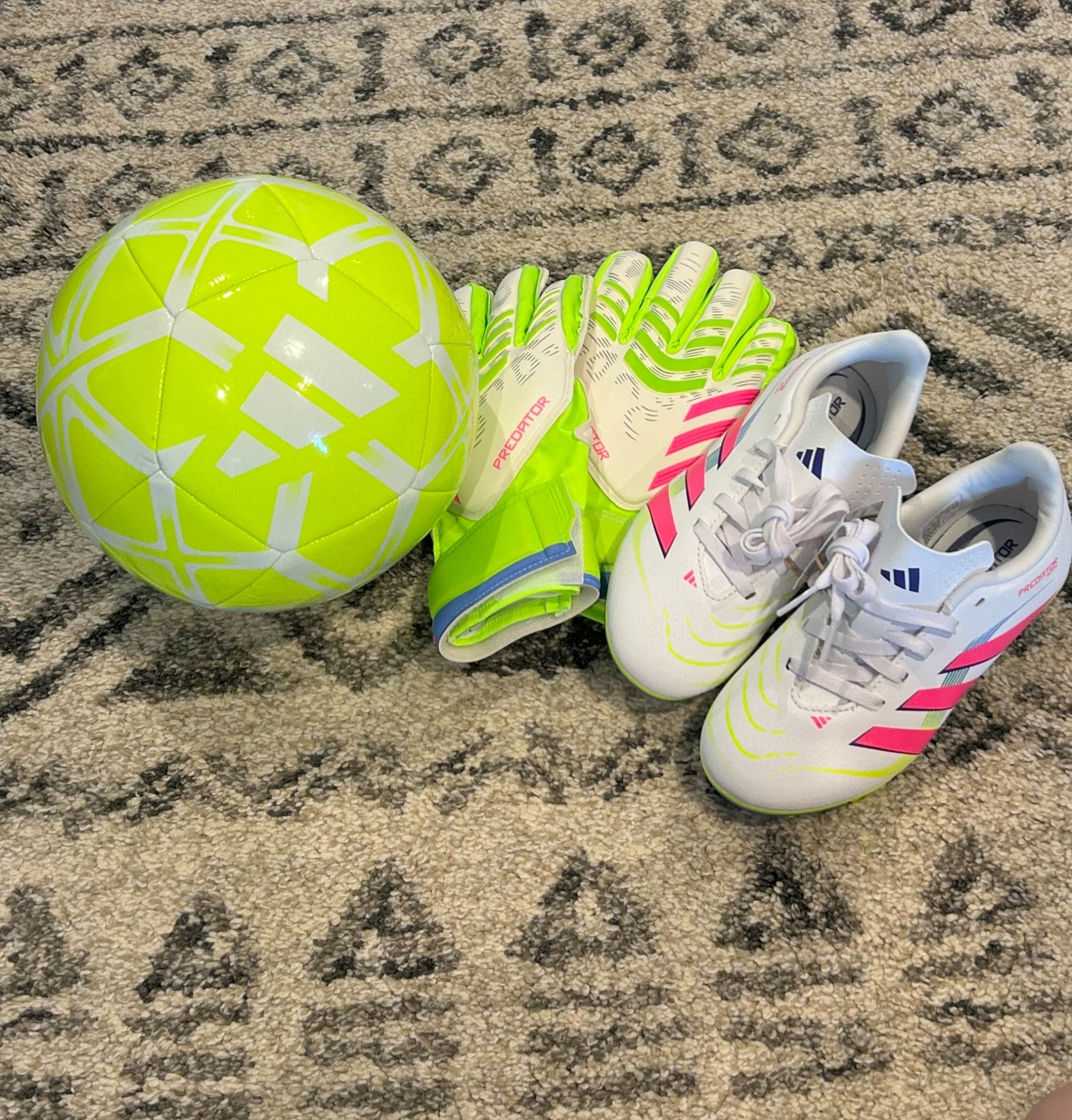 We are moving up to the big fields, and Sav is excited to play goal keeper. This new lucid lemon Adidas Soccer color was too cute to pass, so we got her decked out for her birthday! 

#LTKKids #LTKActive