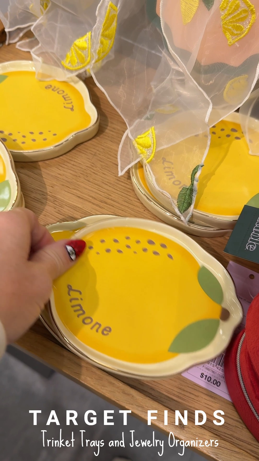 All things spring are at target right now! I’m loving these strawberry jewelry organizers, great for travel, and these fruity trinket trays for your keys or jewelry.

Trinket tray | jewelry organizer | travel accessories |   