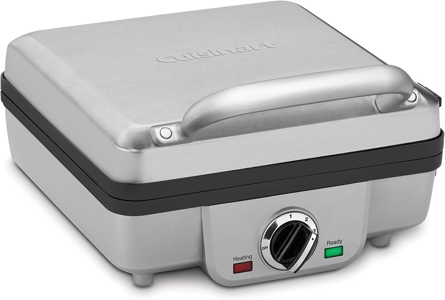 Cuisinart Belgian Waffle Maker with Pancake Plates, Nonstick Plates, 6 Browning Levels, Ready Ind... | Amazon (US)
