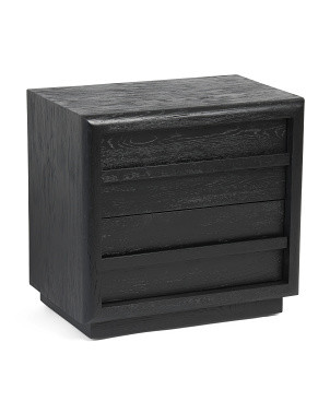 28x26 Sedona Oak Wood 2 Drawer Side Table | Bedroom | Marshalls | Marshalls