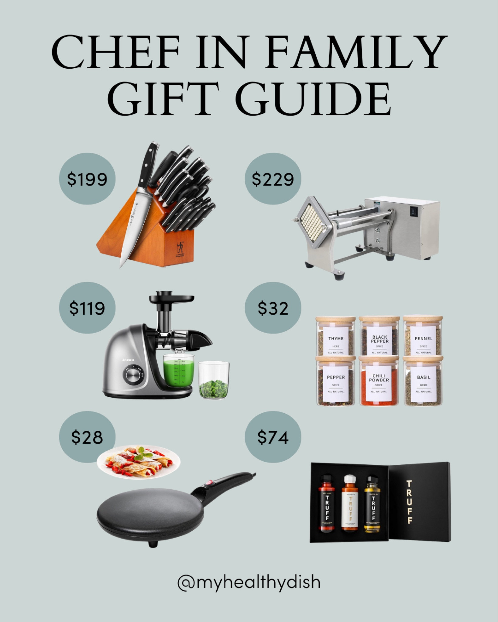 Gift guide for the chef in the family! 

#LTKfindsunder100 #LTKGiftGuide #LTKHoliday