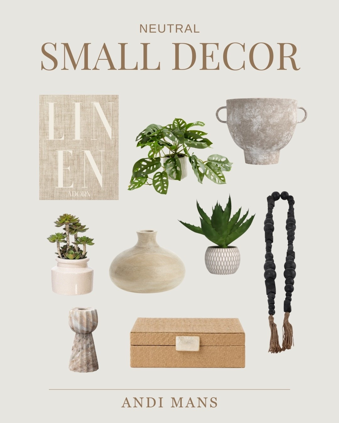 Small neutral decor for your home from decorative books to small greenery and earthy vases. For that modern organic home!

#LTKSaleAlert #LTKSeasonal #LTKHome