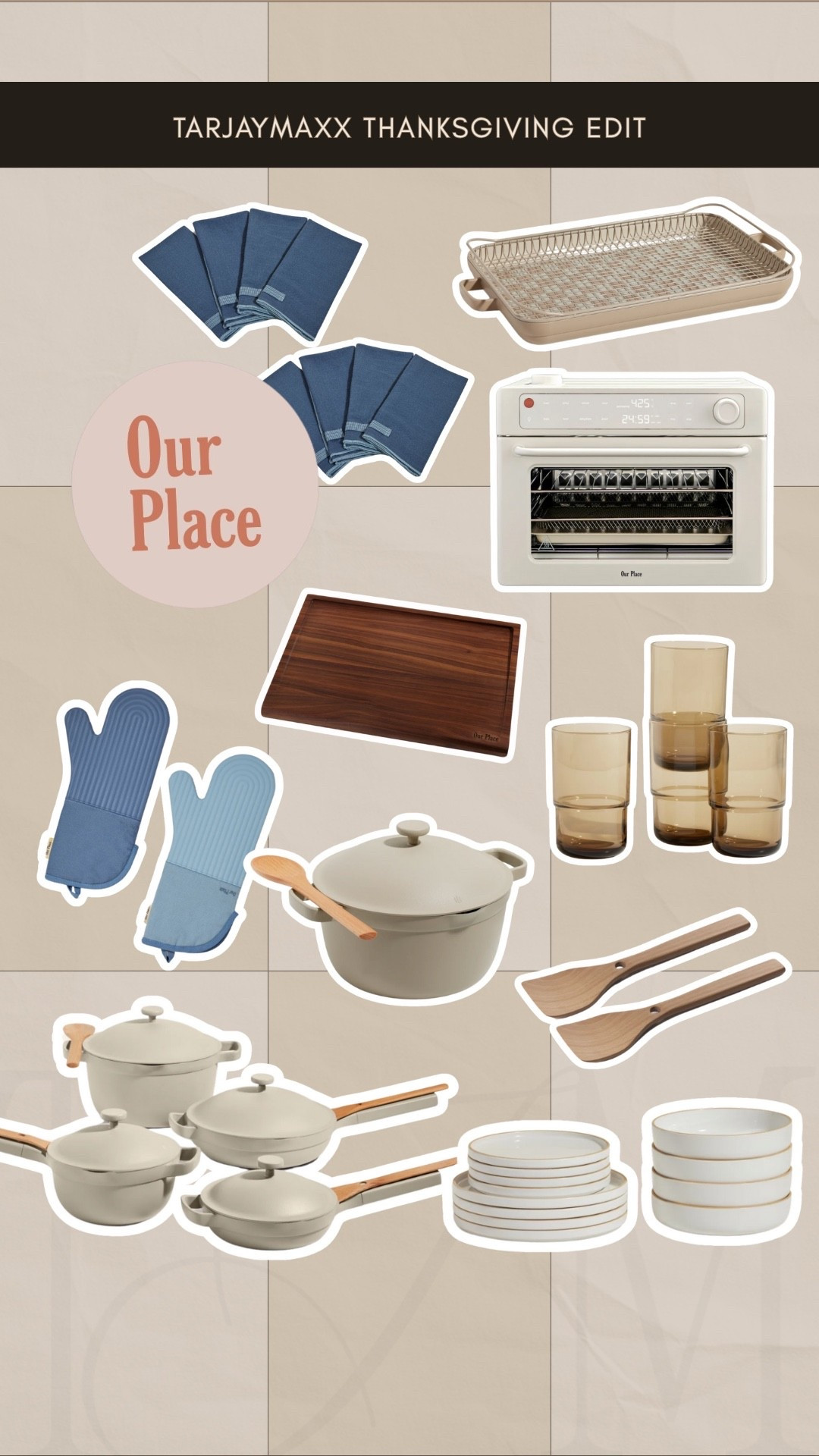 Sharing my favorite cookware, bakeware, and hosting essentials from Our Place — everything you need for prepping, serving, and setting the perfect holiday table.  target finds, amazon finds, walmart home, affordable home, cb2 dupe, studio mcgee, crate and barrel dupe, pottery barn dupe, home roundup, target home decor, target home, amazon home, walmart finds, martha stewart aesthetic, mongolian cashmere oversized sweater, equestrian style, dinner party, cherry vibe, fall wedding, farm cottage, polka dots, mini desserts, grandmacore home, thanksgiving hosting, holiday hosting, holiday kitchen, minimalist kitchen, cookware favorites, kitchen must haves, hostess essentials, entertaining must haves, cozy kitchen finds, home chef essentials, table setting inspo, thanksgiving table decor, kitchen organization, holiday cooking, baking day essentials  #LTKhome #LTKseasonal #LTKhome

#LTKHoliday #LTKGiftGuide #LTKCyberWeek