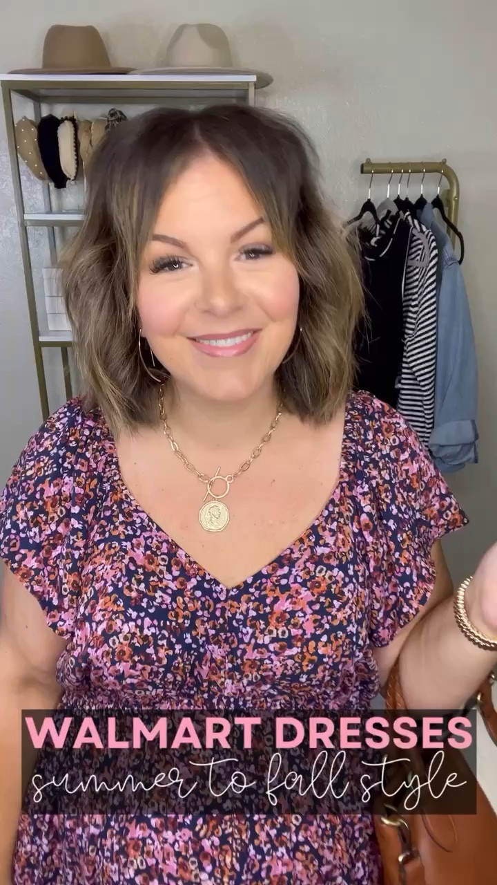Walmart midsize/plus size dresses for summer to fall transition dressing! These could all be styled for teacher outfits as well. Dress 1 - 1X, dress 2 - XXL, dress 3 - XL Midsize dress, plus size dress, Walmart dress, Free Assembly, Time and Tru, Terra and Sky, back to school, teacher fashion
7/22

#LTKStyleTip #LTKSeasonal #LTKPlusSize