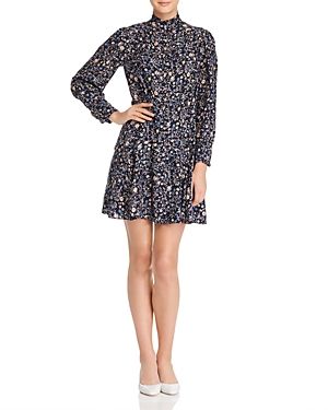 Rebecca Taylor Vivianna Silk Floral-Print Shirt Dress | Bloomingdale's (US)