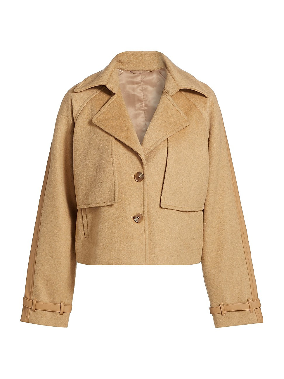 Women's Easton Pieced Trench Jacket - Camel - Size Medium | Saks Fifth Avenue