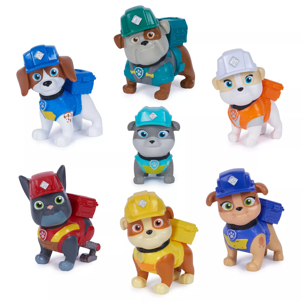 PAW Patrol Rubble & Crew 7-pack Collectible Action Figures | Kohl's