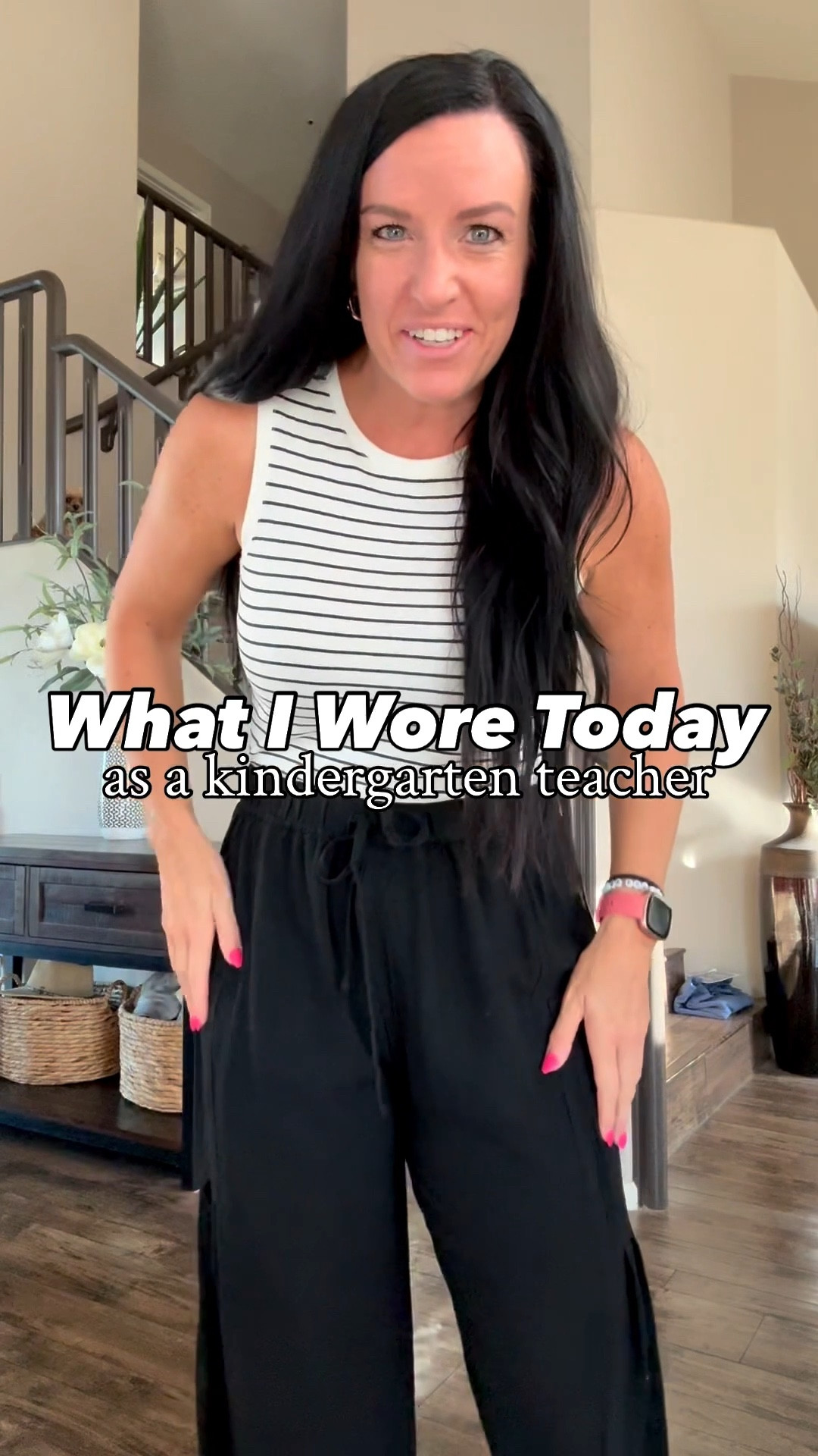 Here’s my Teacher outfit of the day (before I spilled coffee down my shirt😭😜)! Sometimes you NEED coffee to function to HOLD the coffee🤣😅

Comment “shop” and I’ll DM the 🔗 to you!

Size and fit details: (I’m 5’5” and usually wear a size 4/27 and small for reference)
These linen-blend elastic waist pants are so comfy and give a FP look with an Amazon price! They come in many colors, too!- I sized up to a M. The striped sleeveless top fits TTS, I’m in a S. It also comes in solid colors. My sandals all fit TTS.

Shop any of the post on my page by finding me in the LTK app - just search for “Teacherfashionista”! — (affiliate)



#Itkworkwear #Itkstyletip #Itksalealert #Itkfindsunder50 #Itkstyleover40 #affordablefashion #teachersfollowteachers #teacherlife #teachertribe #amazonfashion #founditonamazon #affordablefashion #amazonfinds #casualoutfit #casualstyle #ootdfashion #mystyle #casualstyle #myjob #teacher #teacherstyle #teacheroutfit #teacherreel #fashiononabudget #teachersofinstagram #teachersofig #teacherlife #teachergram #teachersbelike #elementaryteachers #Itkbacktoschool what I wore today, primary teacher, Free People, vacation pants, summer pants, barrel pants, Amazon finds

#LTKSaleAlert #LTKWorkwear #LTKSeasonal