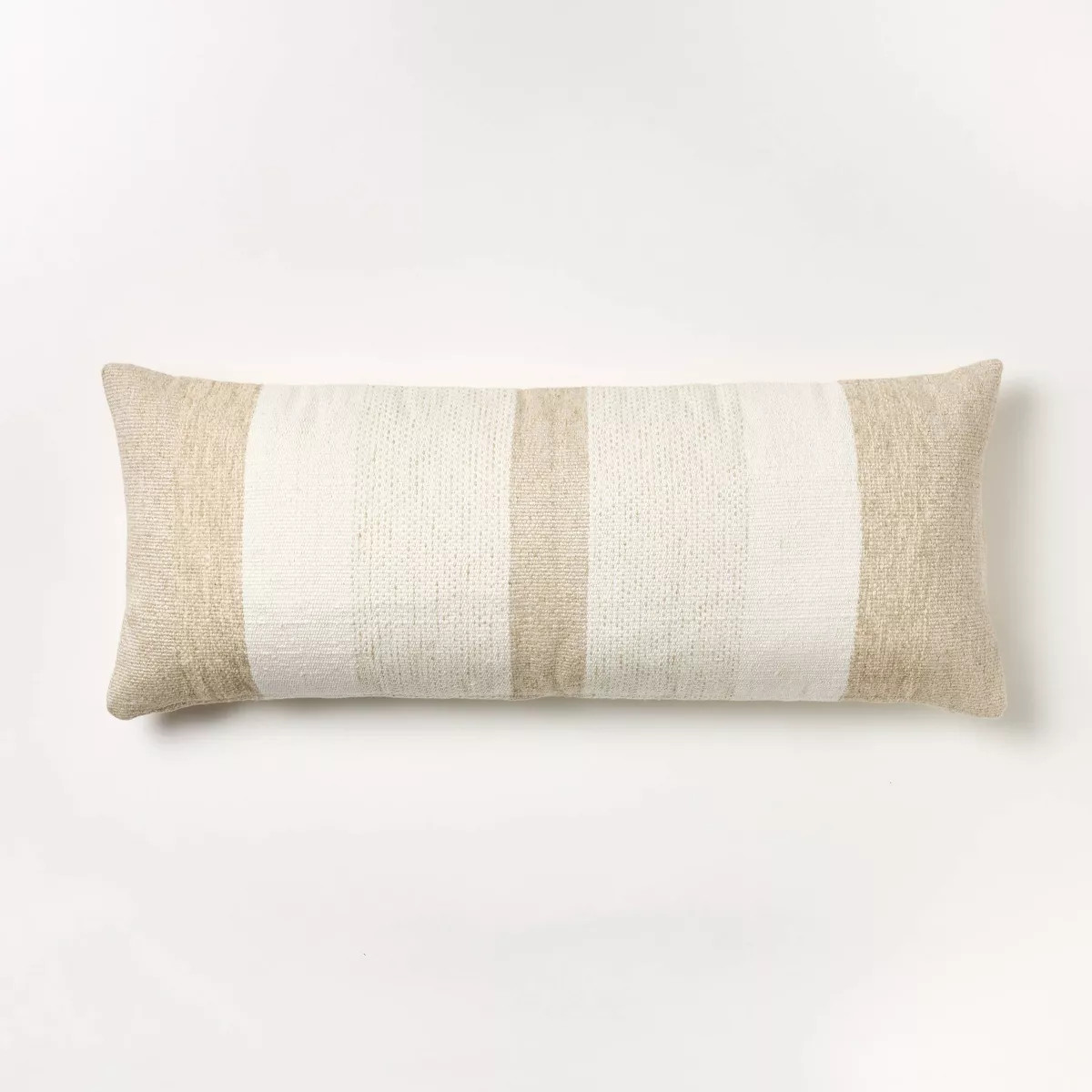 Oversized Woven Lumbar Throw Pillow Cream/Neutral - Threshold™ designed with Studio McGee | Target