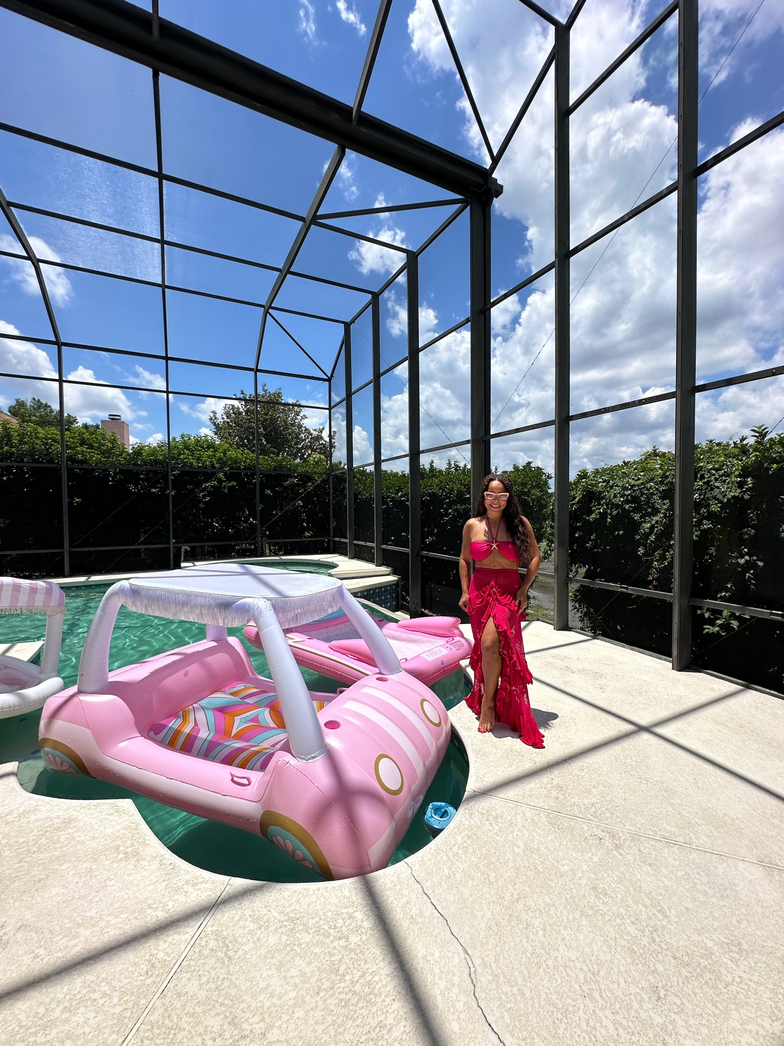 I found this #swimsuit and #coverup on #sale for you! I’m wearing a M in both. 

#swimsuits #swim #bikinis #coverup #pinkbikini

#LTKSeasonal #LTKSaleAlert #LTKSwim