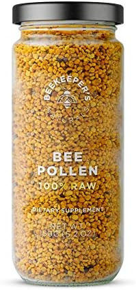 BEEKEEPER'S NATURALS Bee Pollen - 100% Raw Bee Pollen Granules, Natural Preserved Enzymes, Source... | Amazon (US)