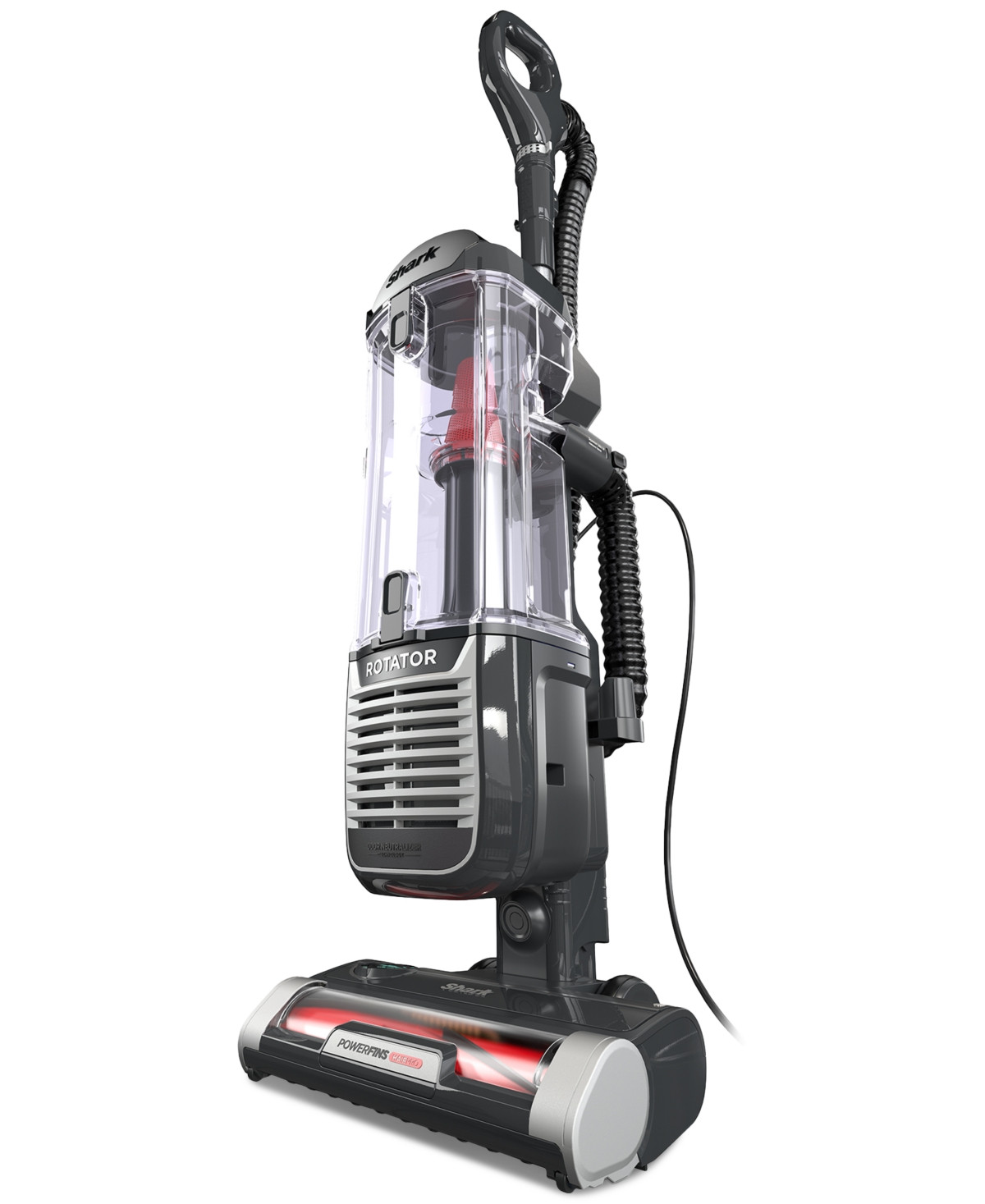 Shark Rotator Pet Upright Vacuum with PowerFins HairPro - Black | Macy's
