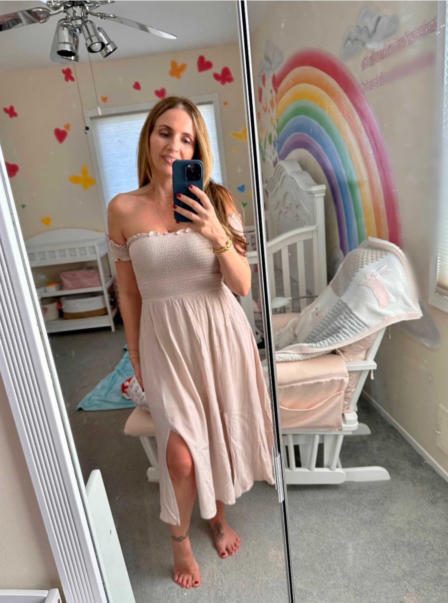 I wore this dress for my ‘first’ Mother’s Day for my rainbow 🌈 baby ❤️ 
It’s under $50 & you can use code FAITHANDHAPPINESS for an additional discount at checkout💰 

Also I’ve LOVED my rocking chair & glider since day 1, it’s been the absolute BEST in our nursery 💖

#LTKsalealert #LTKunder100 #LTKFind