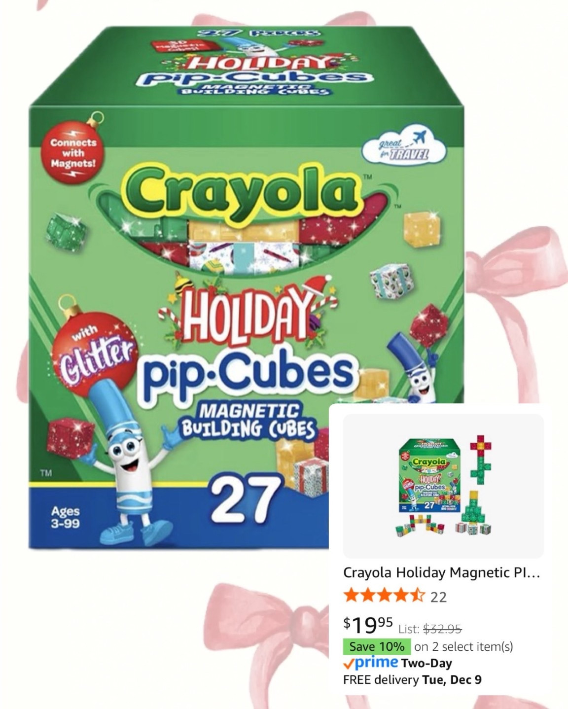 Ages 3-99, everyone can enjoy these magmatic building blocks! 