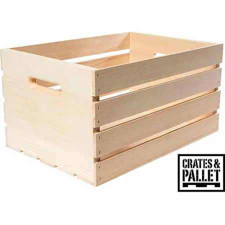 Crates and Pallet Large Wood Crate | Walmart (US)