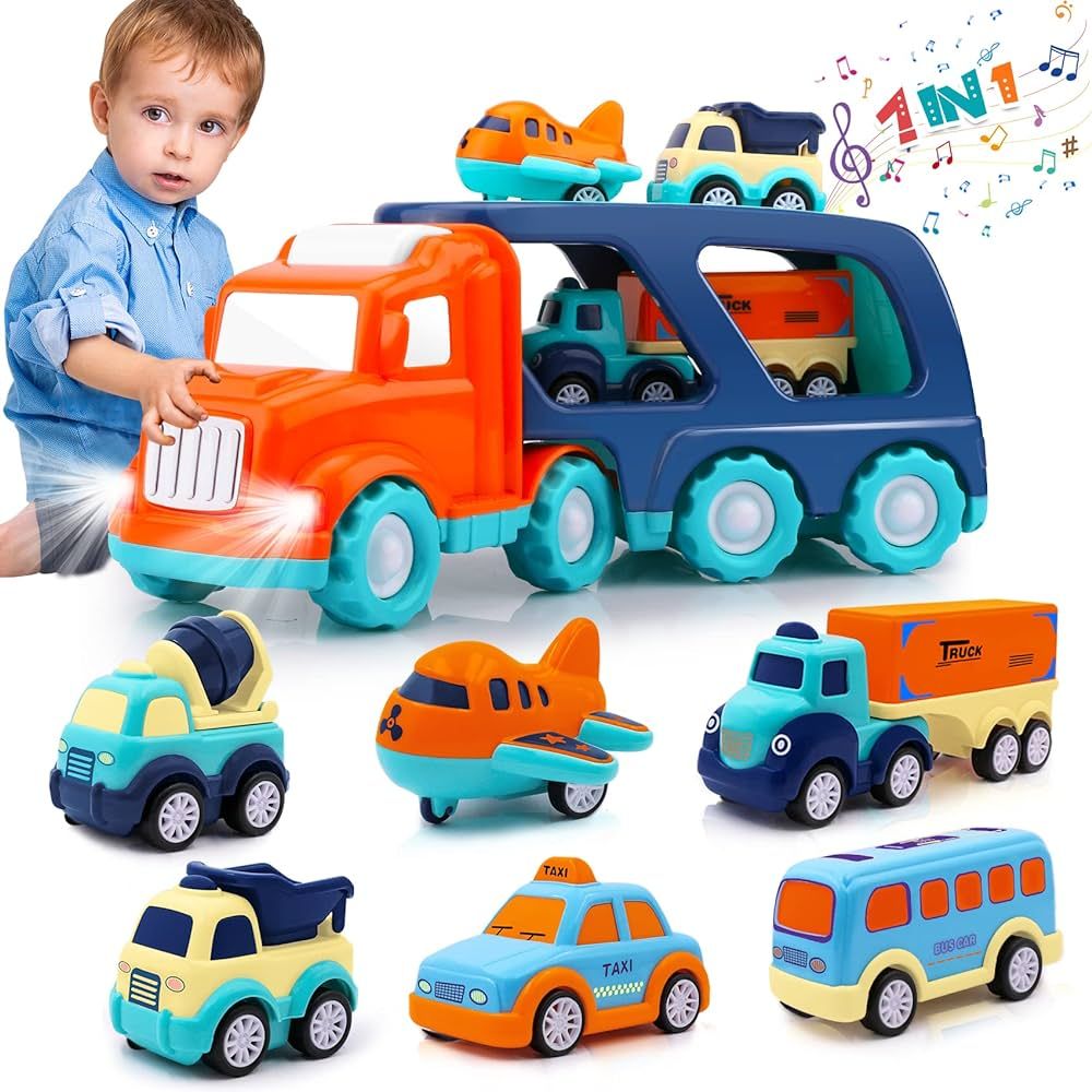 Nicmore Toddler Toys Car for Boys: Kids Toys for 1 2 3 4 5 Year Old Boys Girls | Boy Toys 7 in 1 ... | Amazon (US)